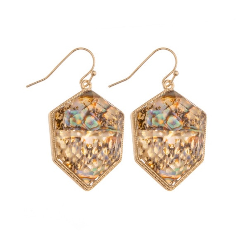 Beautiful tan earrings